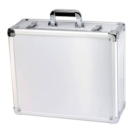 T.Z. Case International Inc. TZ Case Executive Aluminum Storage Case EXC-118-S - 19"L x 16"W x 7-3/8"H Silver EXC-118-S